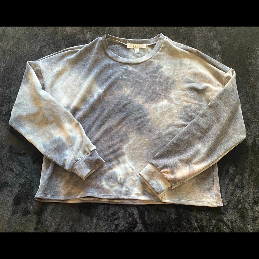 Gaze long sleeve greyish top